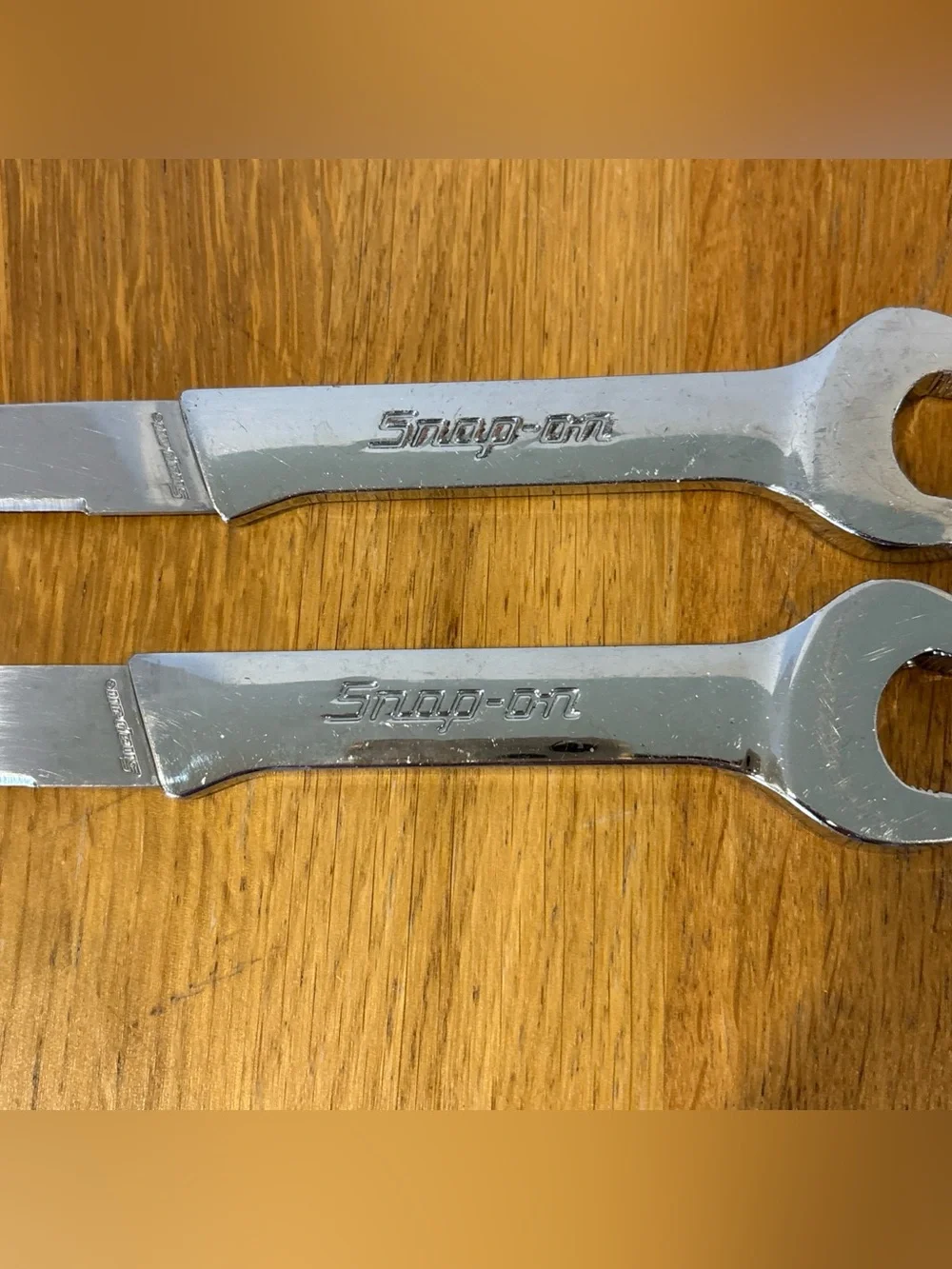 Original Snap On Wrench Stainless Steel Steak Knives 2 Pieces